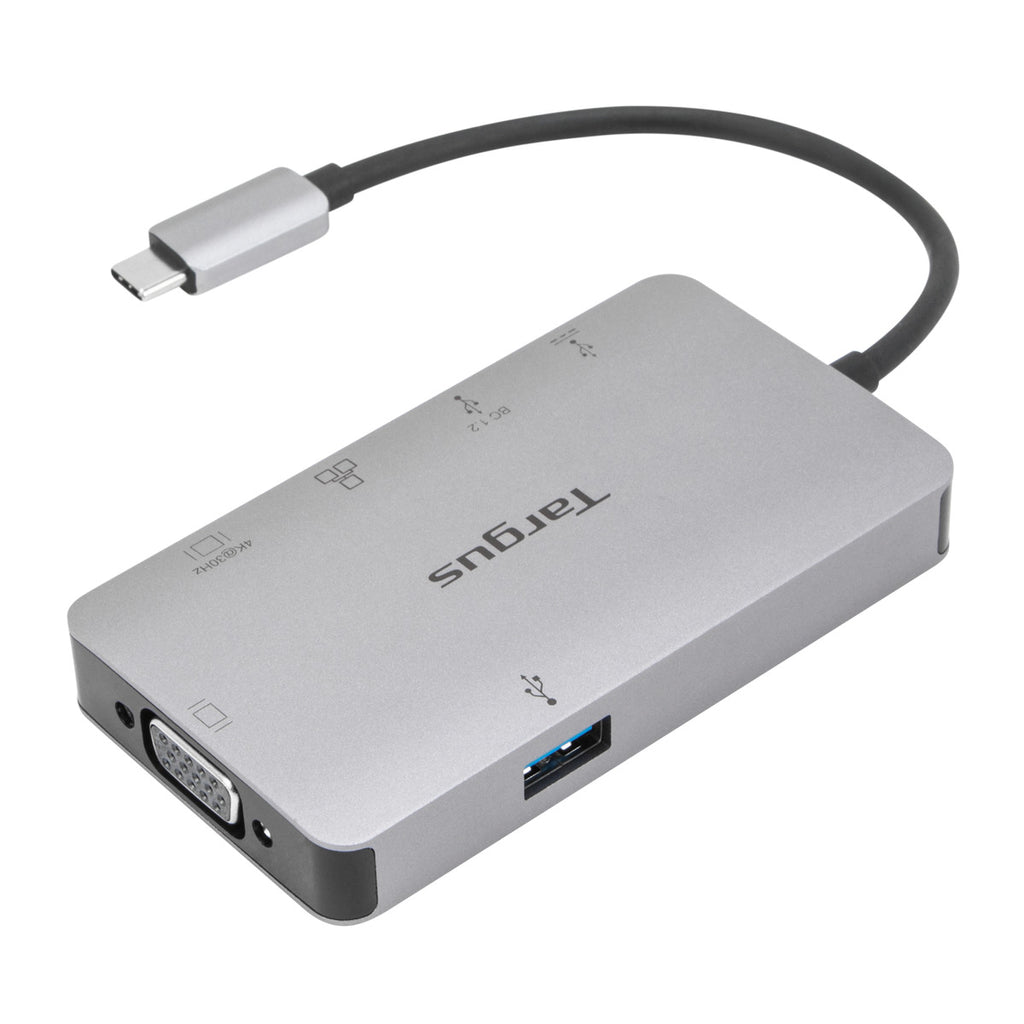 USB-C DP Alt Mode Single Video 4K HDMI/VGA Docking Station with 100W PD Pass-Thru